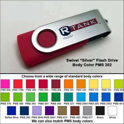 Swivel Flash Drive - 32 GB Memory - Body PMS 202