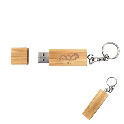 16GB Bamboo Wooden USB Thumb Flash Drive