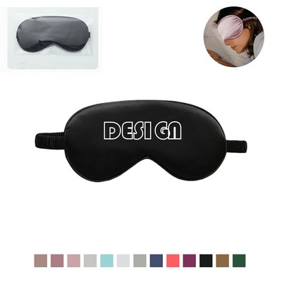 Custom Imitation Silk Blackout Eye Mask