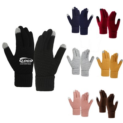 Touch Screen Knitted Gloves