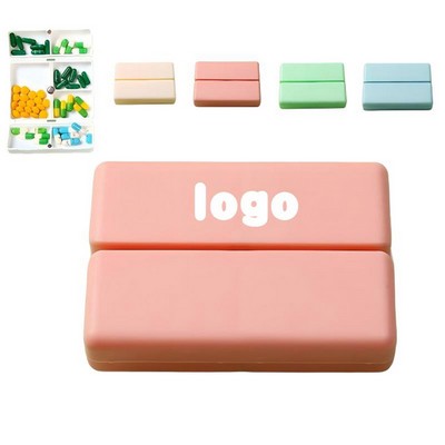 Portable Magnetic 7-Compartment Pill Box