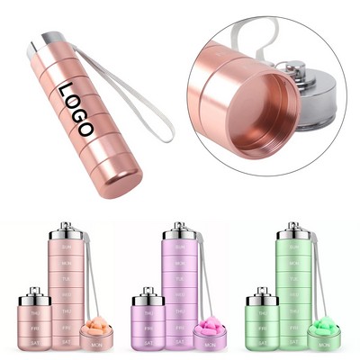 Aluminum Alloyseven Days Pill Box Pillcase