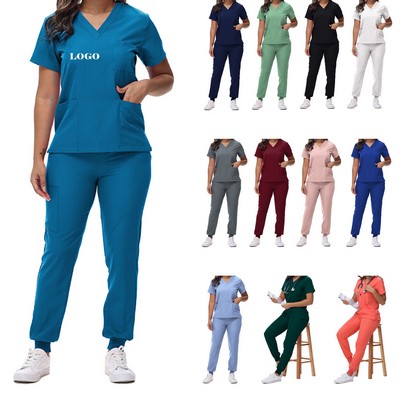Women Medical Scrub Set