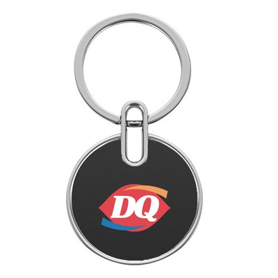 Personalized Premium Rounded Metal Keychain
