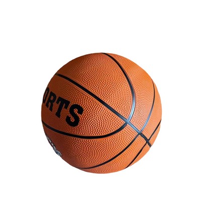Size 5 Sports Ball Rubber Basketball For Teenagers