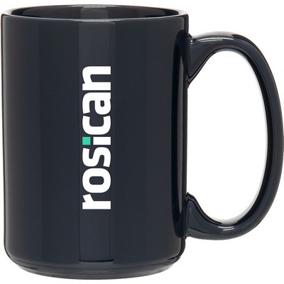 15 oz Grande Ceramic Mug (Navy)
