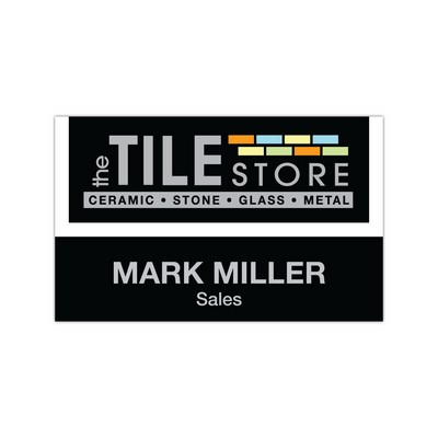 St. Paul Plastic Name Badge (Custom sized between 6 and 9 sq. in.)