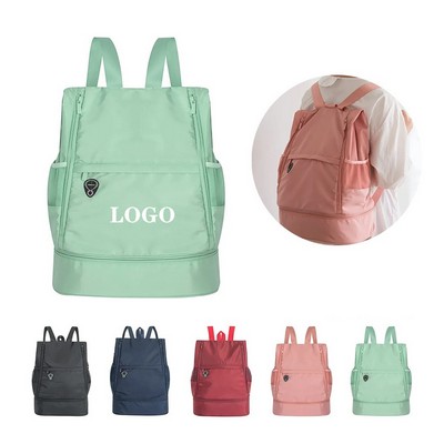 Gym Backpack with Shoe Storage