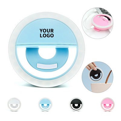 LED Ring Light Selfie Illuminator With USB Cable