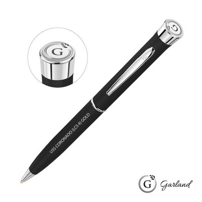 Garland® Tactical Textured Twist Pen - Chrome