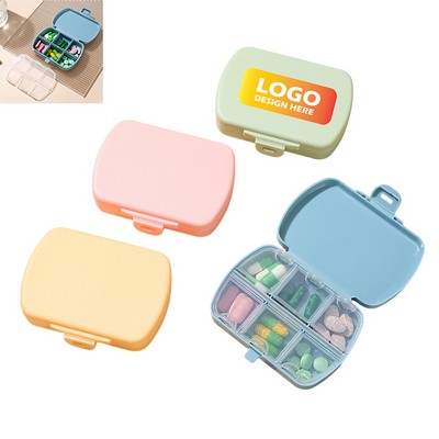 6 Compartments Daily Pill Case