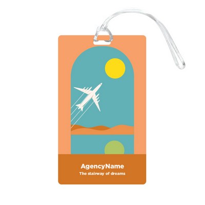 Imprinted Large Luggage Tag