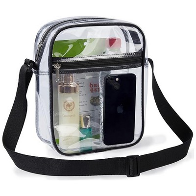 Clear PVC Shoulder Side Bag/ Crossbody Bag