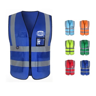 High Visibility Reflective Mesh Safety Vest