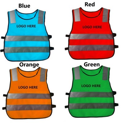 Child Safety Visibility Vest For Running Cycling Walking