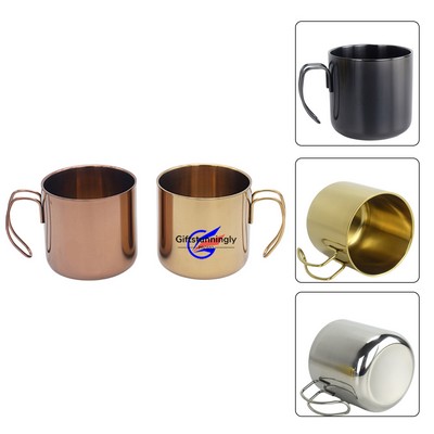 12 oz Stainless Steel Coffee Mug with Handle
