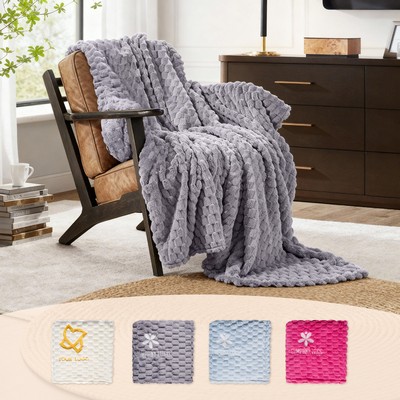 300GSM Soft And Cozy Flannel Fleece Blanket