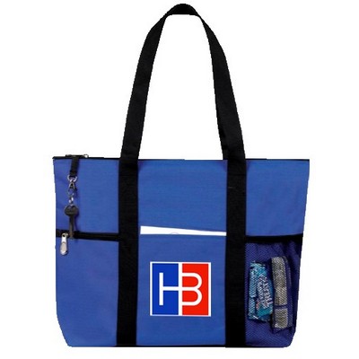 Deluxe Zipper Travel Tote