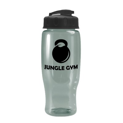 Garyline® Poly+ Recycled Bottle with Flip-Top Lid - 27 oz.