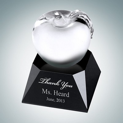 Apple w/ Black Crystal Base