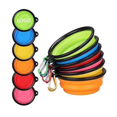 Collapsible Dog Bowl w/Carabiner