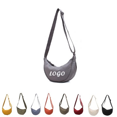 Crossbody Dumpling-Shaped Bag