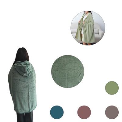 Wearable Blanket Hoodie For Adults