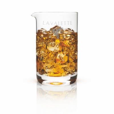 Viski® Large Cut-Crystal Mixing Glass