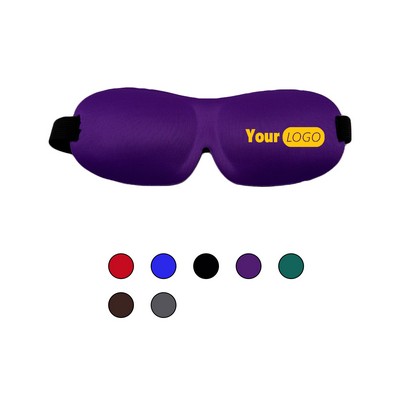 3D Contoured Travel Eye Mask
