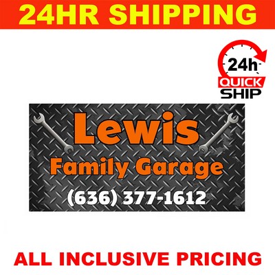 Banner - 13 Oz. Economy Vinyl Sign (2'X4') Full Color With Grommets