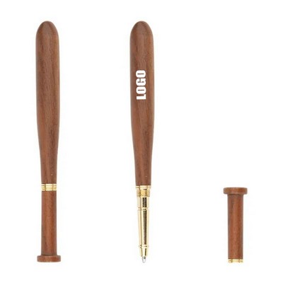 5.5" Wooden Twist-Action Baseball Bat Pen