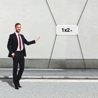 Custom 1' X 2' Mesh Banners