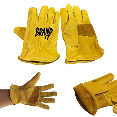 BC Leather Truck Driver Work Gloves