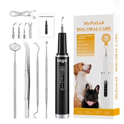 Pet Teeth Cleaning Ultrasonic Electric Cleaning Set