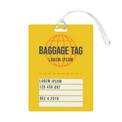 Imprinted Medium Luggage Tag