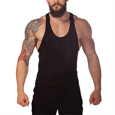 Bodybuilding Gym Workout Tank Tops Y-Back Muscle Tee