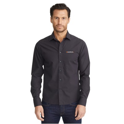 Men's UNTUCKit Black Stone Wrinkle-Free Long Sleeve Button Up Shirt