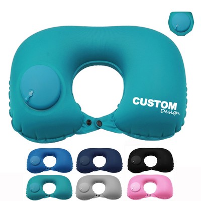 Inflatable Travel U-shaped Pillow