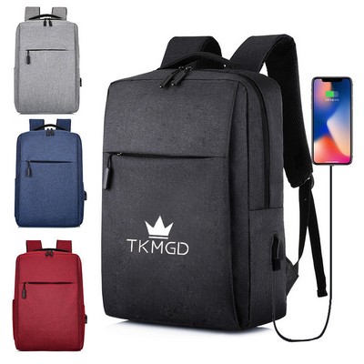 Large Laptop Backpack with USB Port