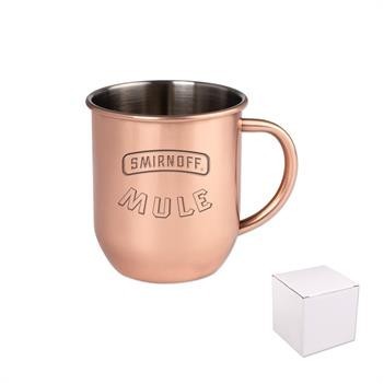 17 Oz. Mosconi Copper Plated Moscow Mule Mug