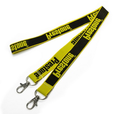 1" 1" Double Ended Woven Lanyards