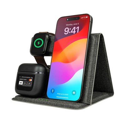 Tangelo ChargePro 3" 1 Foldable Wireless Charger