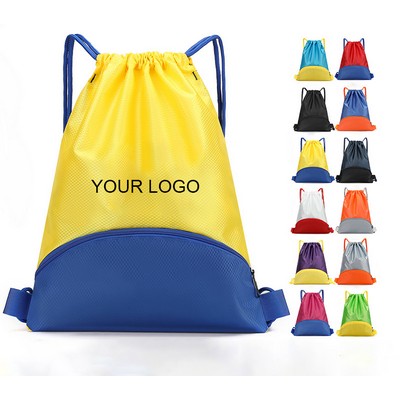 Oxford Drawstring Backpack