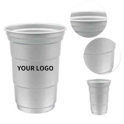 16 Oz Aluminum Reusable Stadium Cup