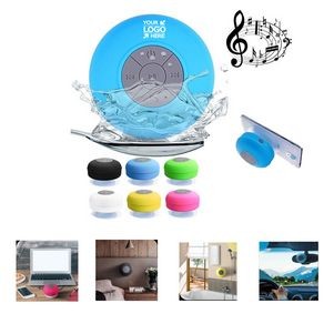 Waterproof Shower Speaker w/Suction Cup