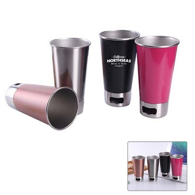 16 Oz. Beer Mug W/Opener