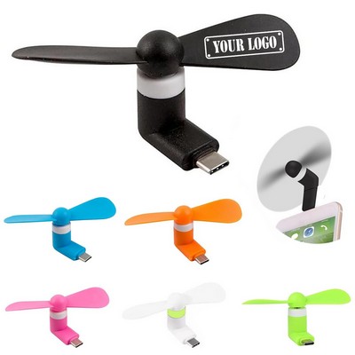 Type-C Port Mini Cell Phone Fan