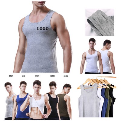Cotton Workout Tanks for Men