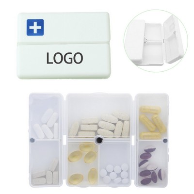 Magnetic Dual-Open Pill Box