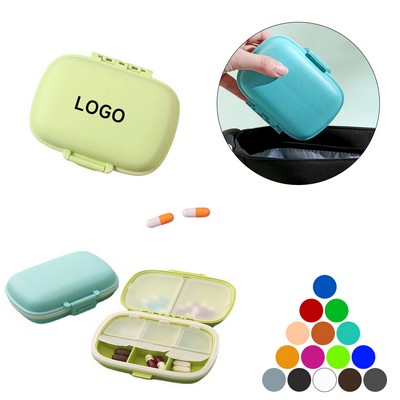 8 Compartments Travel Pill Box